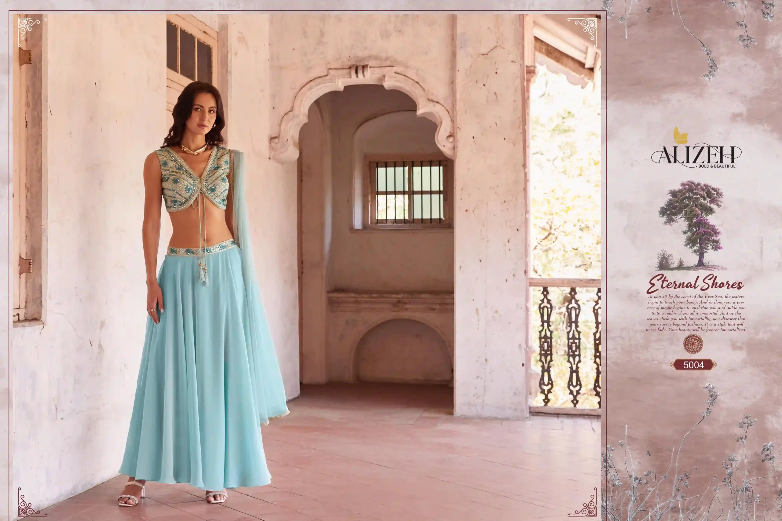 Alizeh Readymade Vol 1 Georgette Wholesale Lehenga Catalog — Wholesale Lehenga, Alizeh wholesale from Surat — Photo 3
